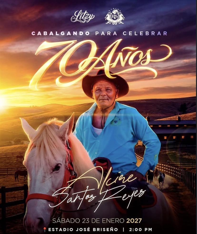 Cabalgando para celebrar 70 años (Alcires)