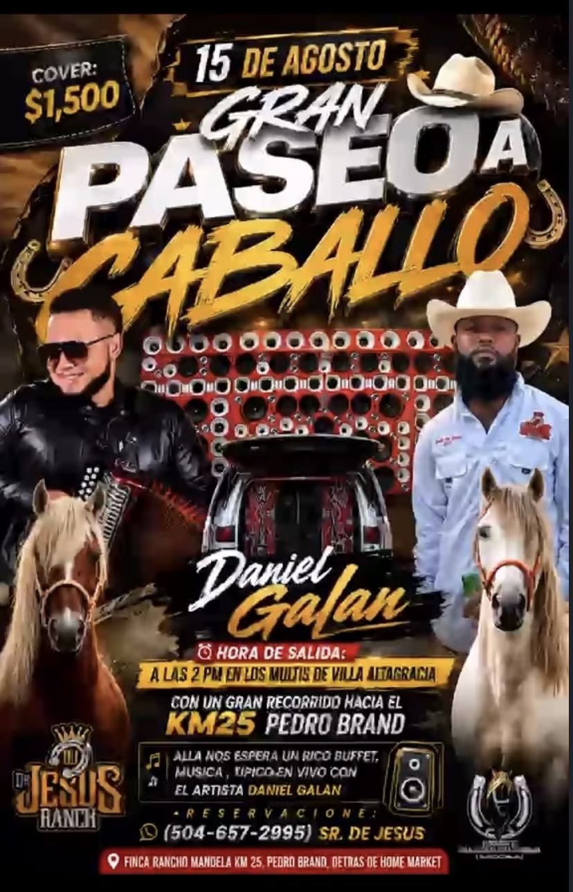 Gran paseo a caballo !