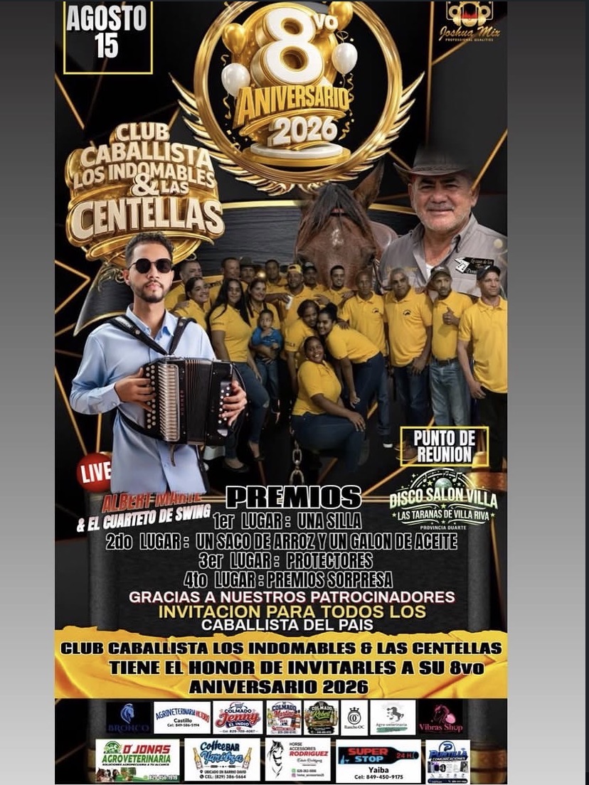 8vo aniversario, club caballistas los indomables