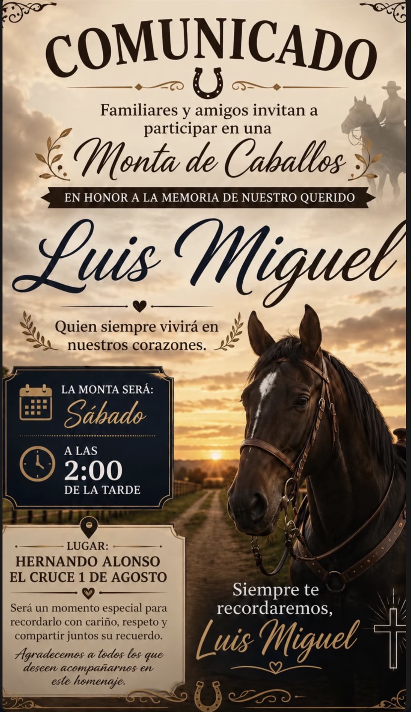En memoria a Luis Miguel