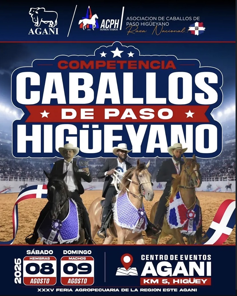 Competencia caballo de paso higueyano