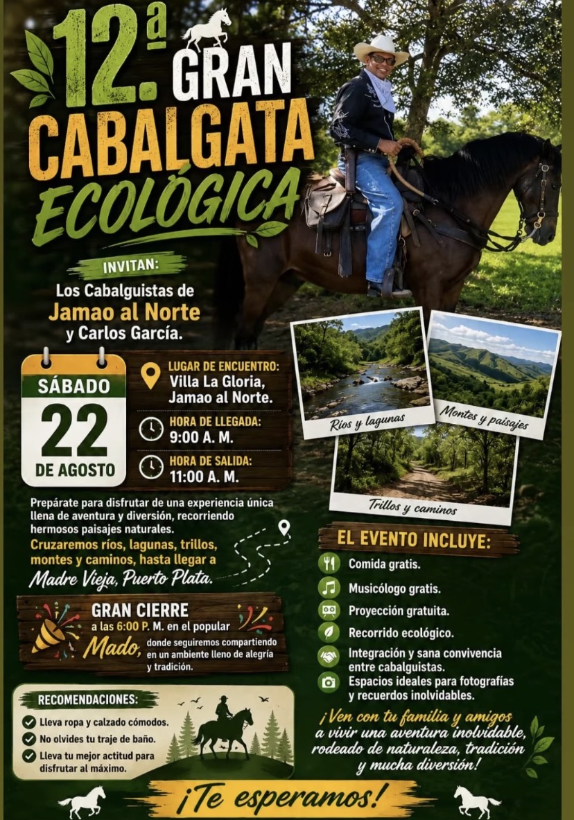 12a cabalgata ecológica de jamao al norte