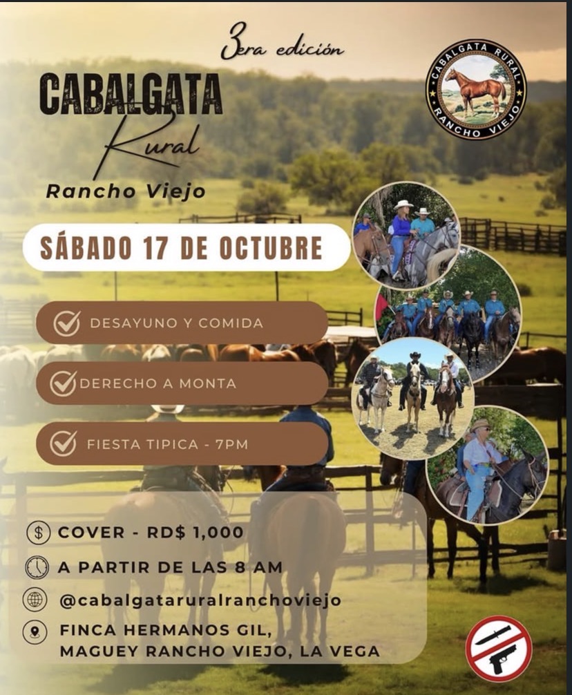 Cabalgata rural rancho viejo !