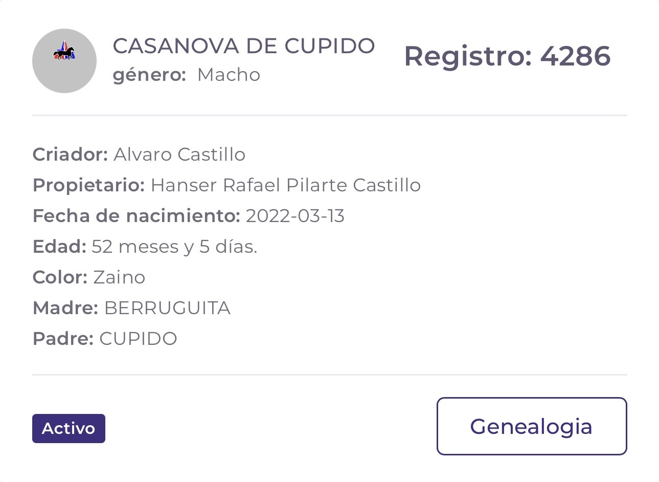 Casanova De Cupido